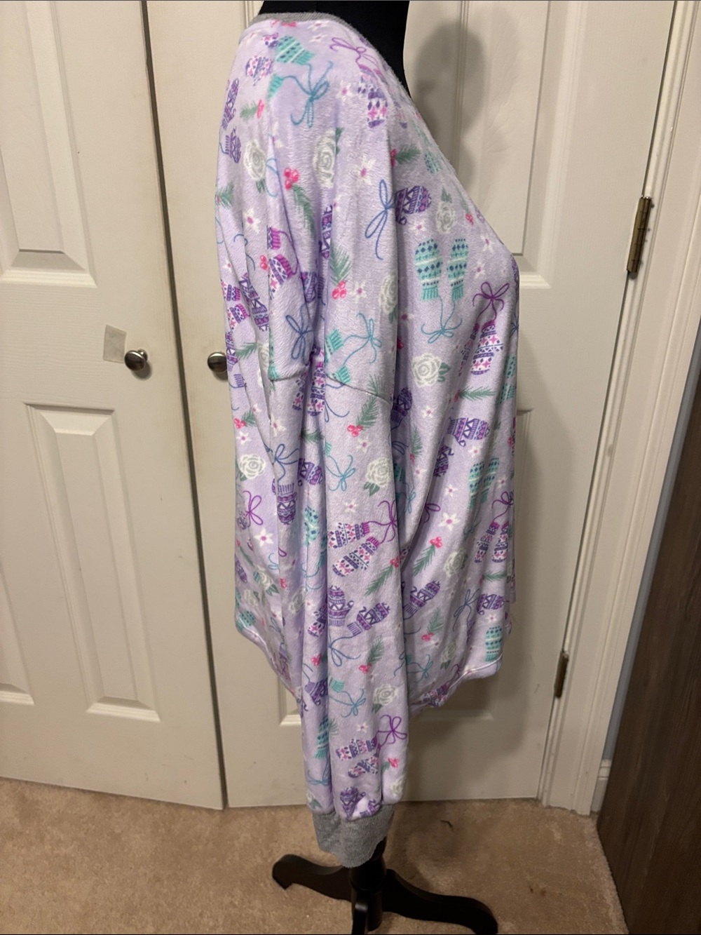Cuddl Duds Crystal Fleece Pajama Set - Picture 4 of 10